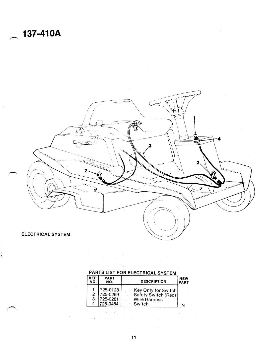 MTD 137-410A, 137-410-300 manual 