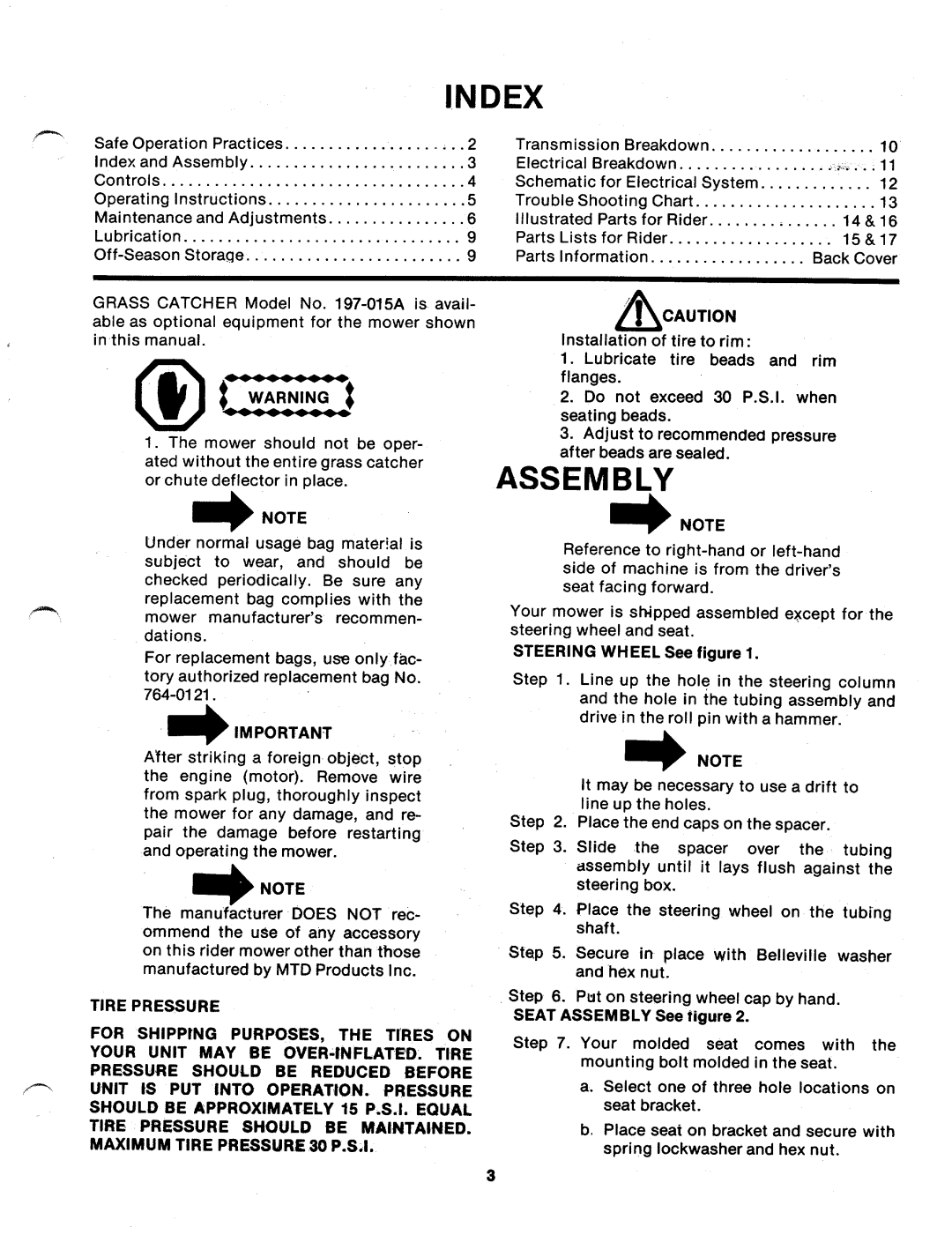 MTD 137-410A, 137-410-300 manual 