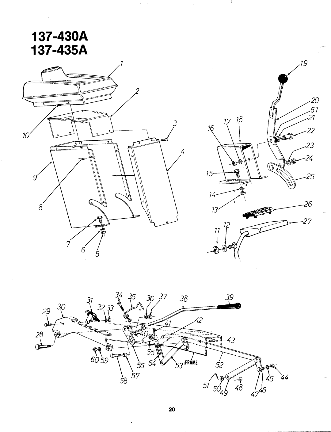 MTD 137-430A, 137-435A, 137-430-300, 137-435-300 manual 