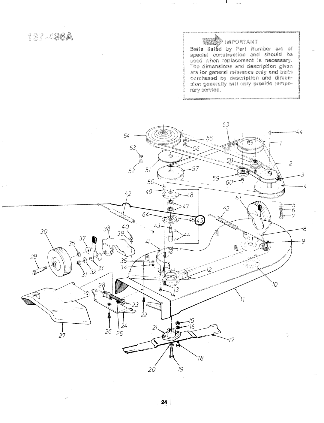 MTD 137-496A manual 