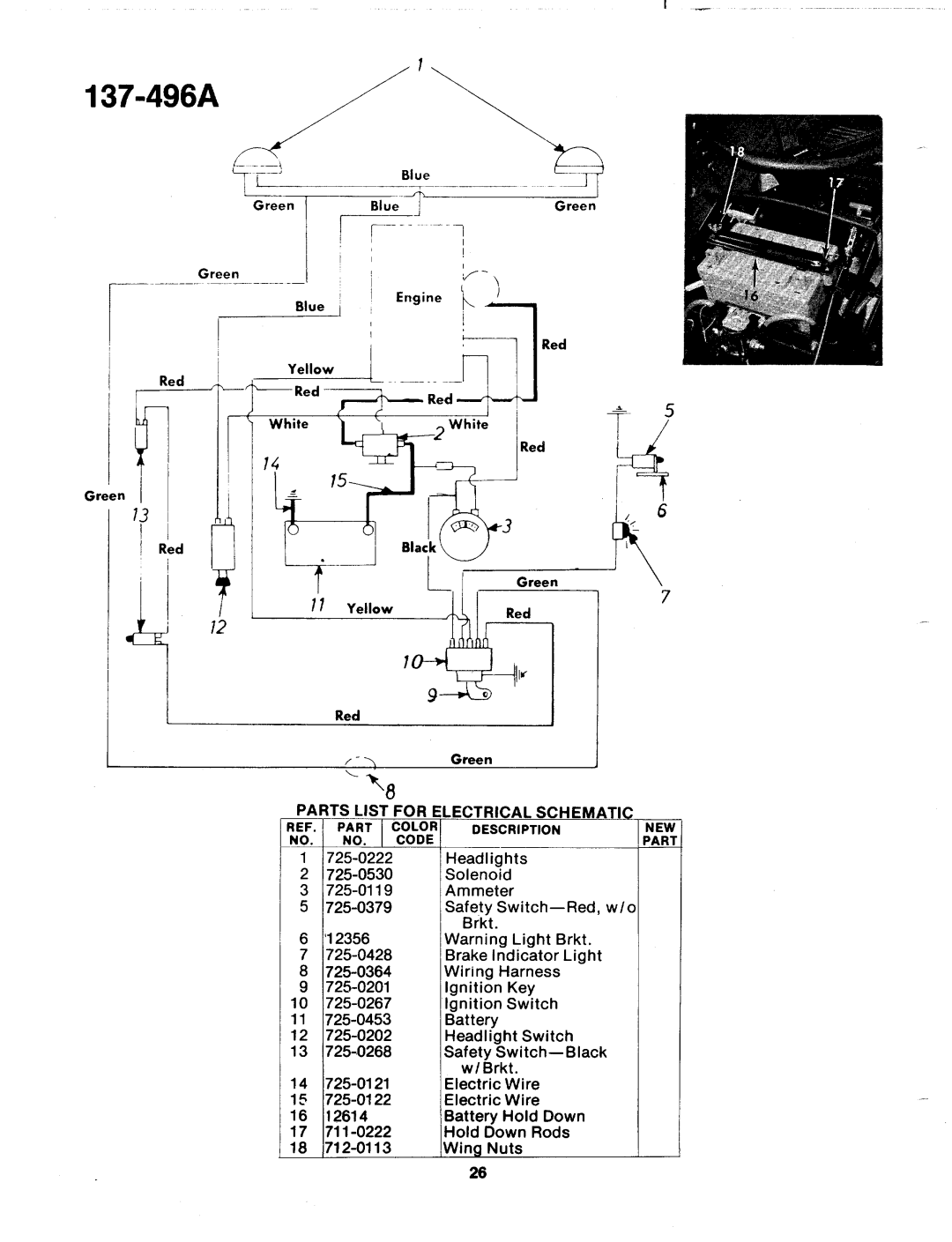 MTD 137-496A manual 