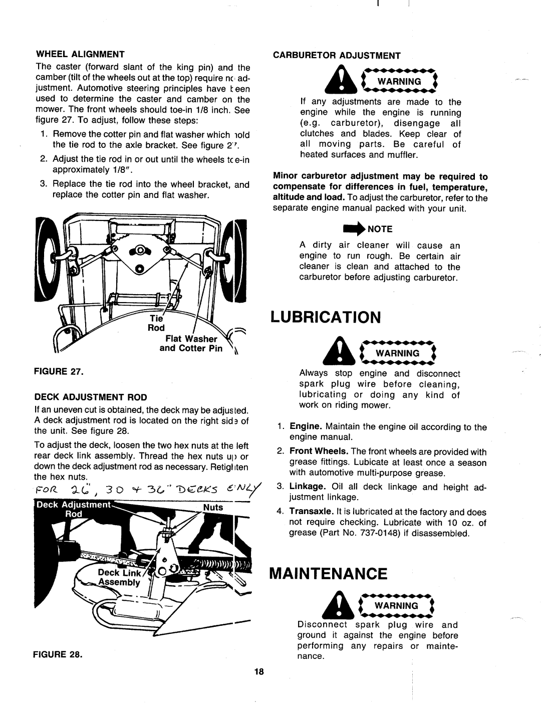 MTD 137-514-000, 137-508-000, 137-501-000, 137-511-000 manual 