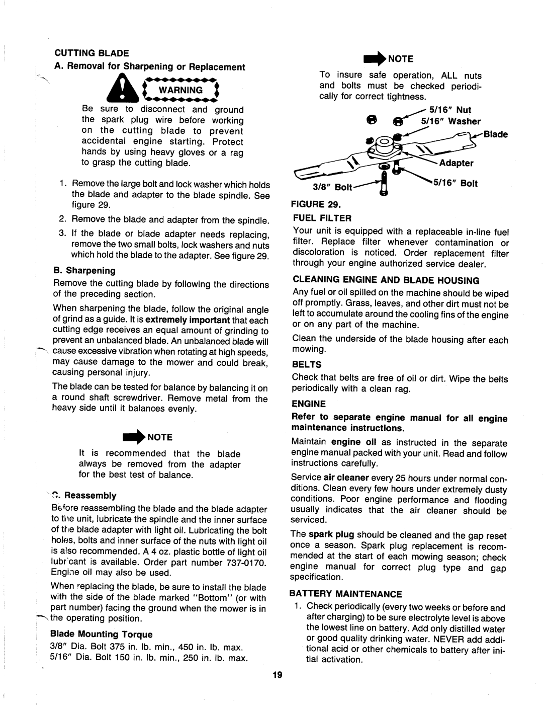 MTD 137-511-000, 137-508-000, 137-501-000, 137-514-000 manual 