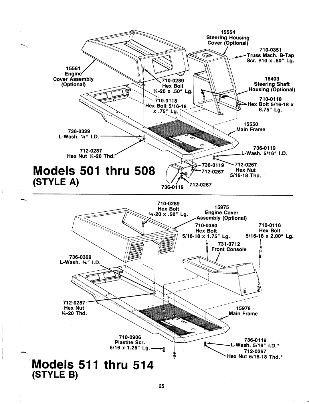 MTD 137-501-000, 137-508-000, 137-514-000, 137-511-000 manual 