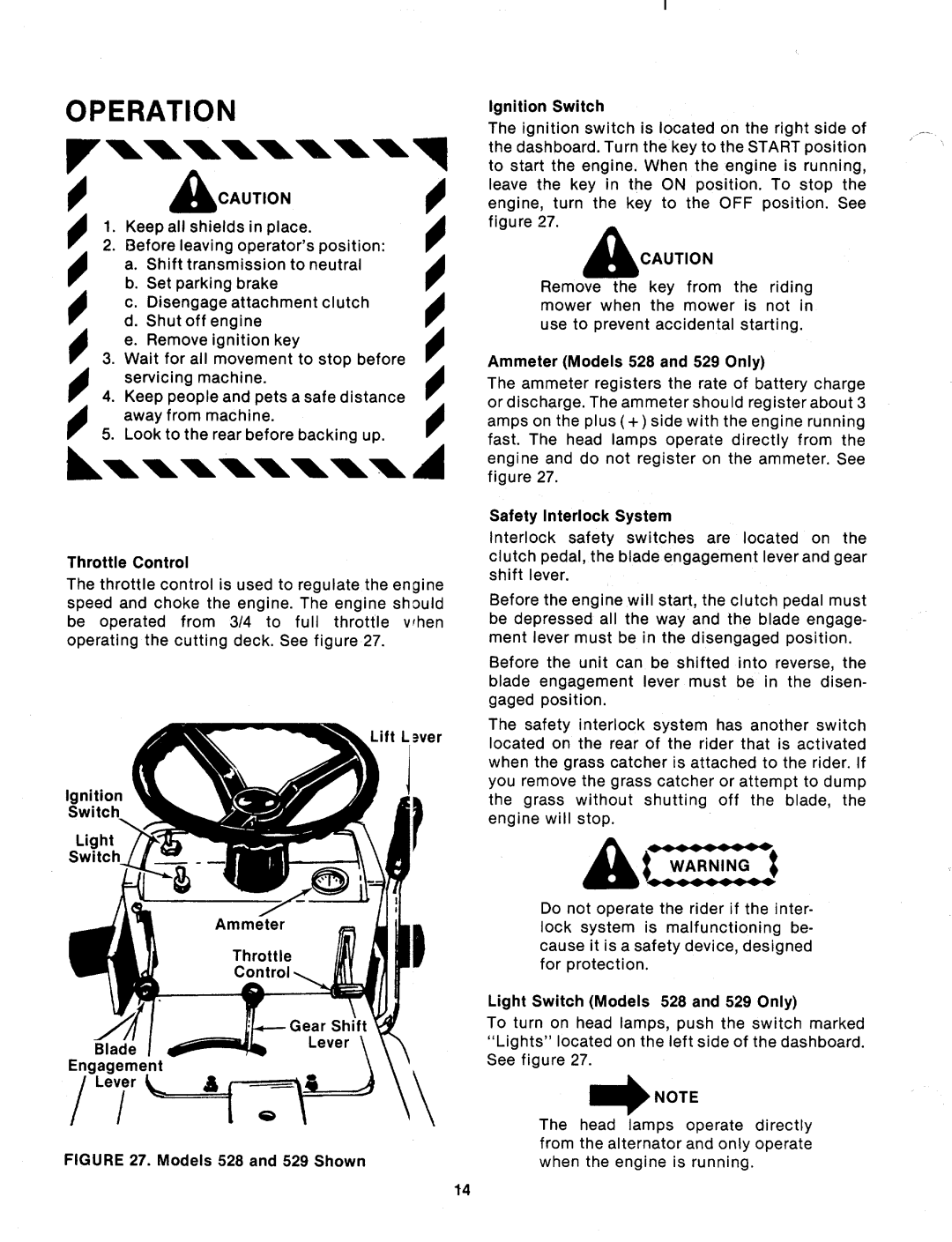 MTD 137-527-000, 137-529-000, 137-528-000, 137-526-000 manual 