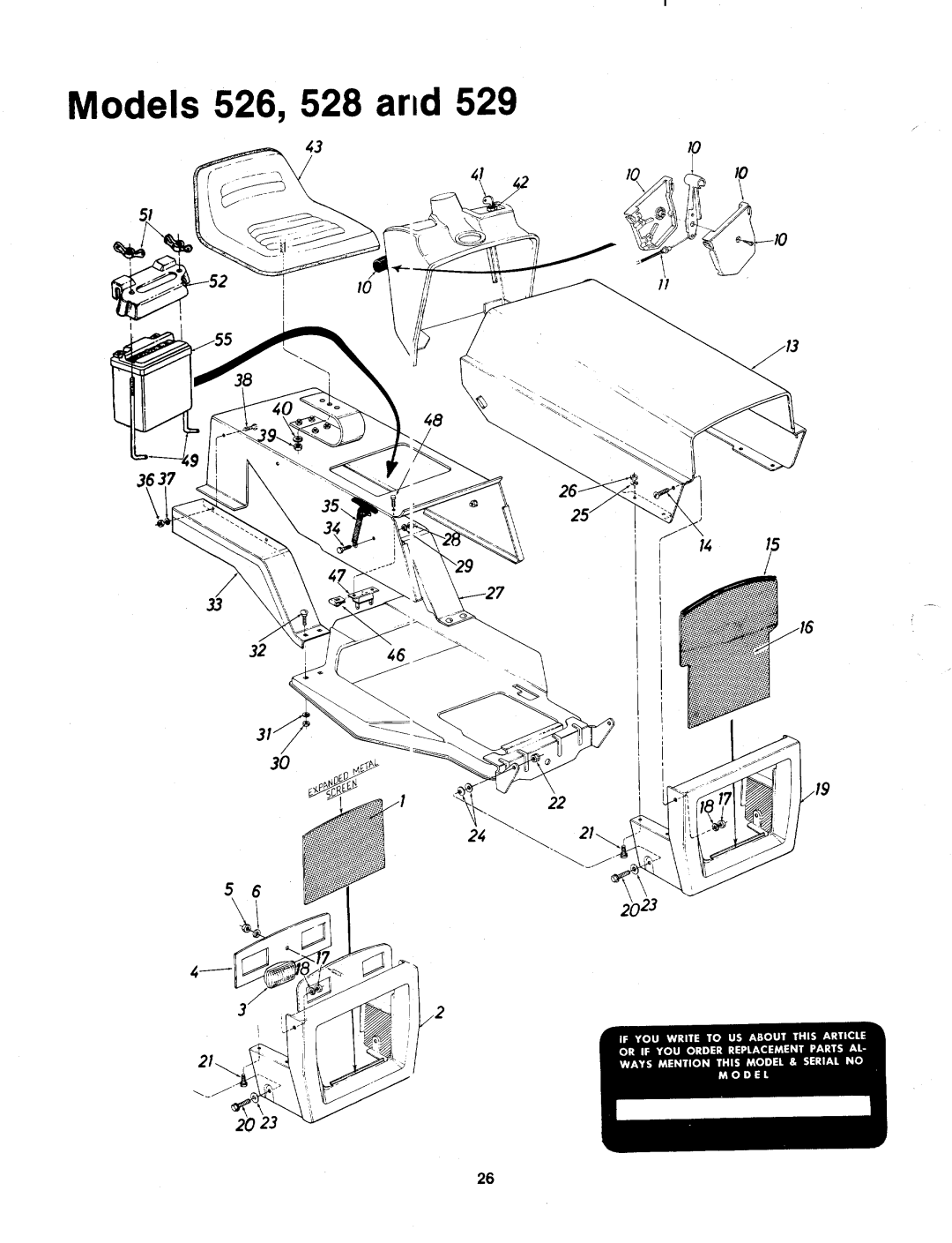 MTD 137-527-000, 137-529-000, 137-528-000, 137-526-000 manual 