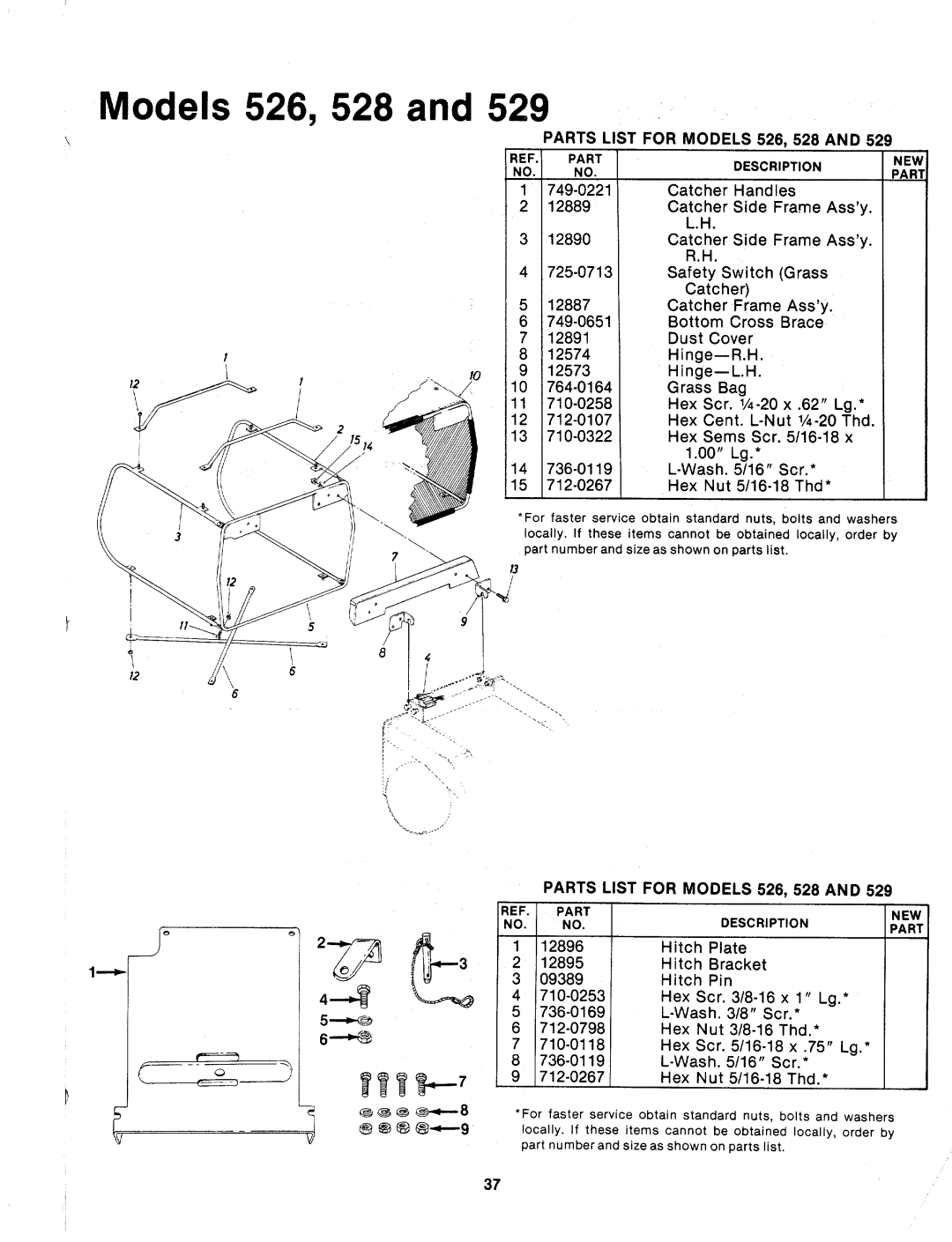 MTD 137-528-000, 137-529-000, 137-527-000, 137-526-000 manual 