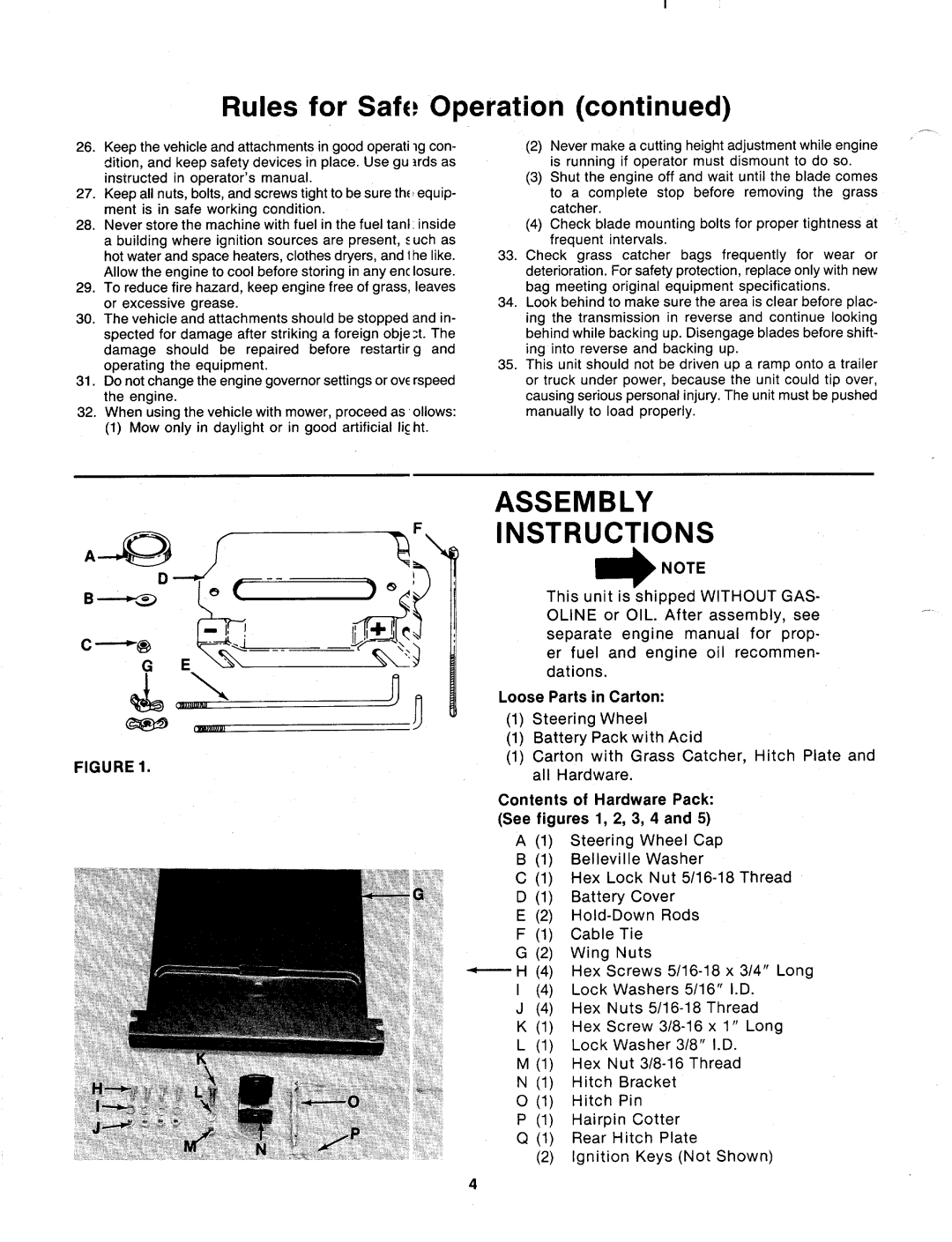 MTD 137-529-000, 137-528-000, 137-527-000, 137-526-000 manual 