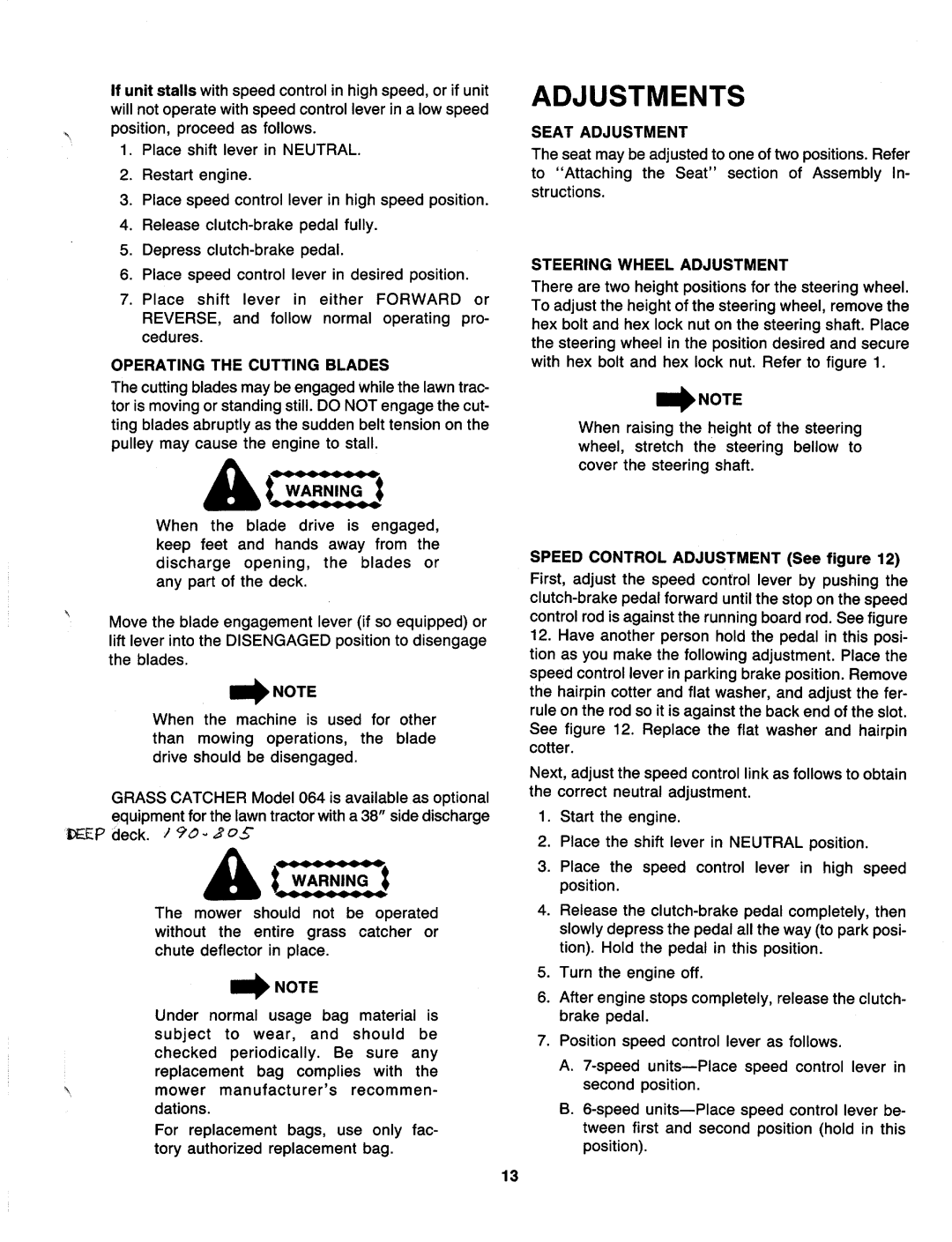 MTD 137-570-000, 137-587-000, 137-660-000, 137-697-000 manual 