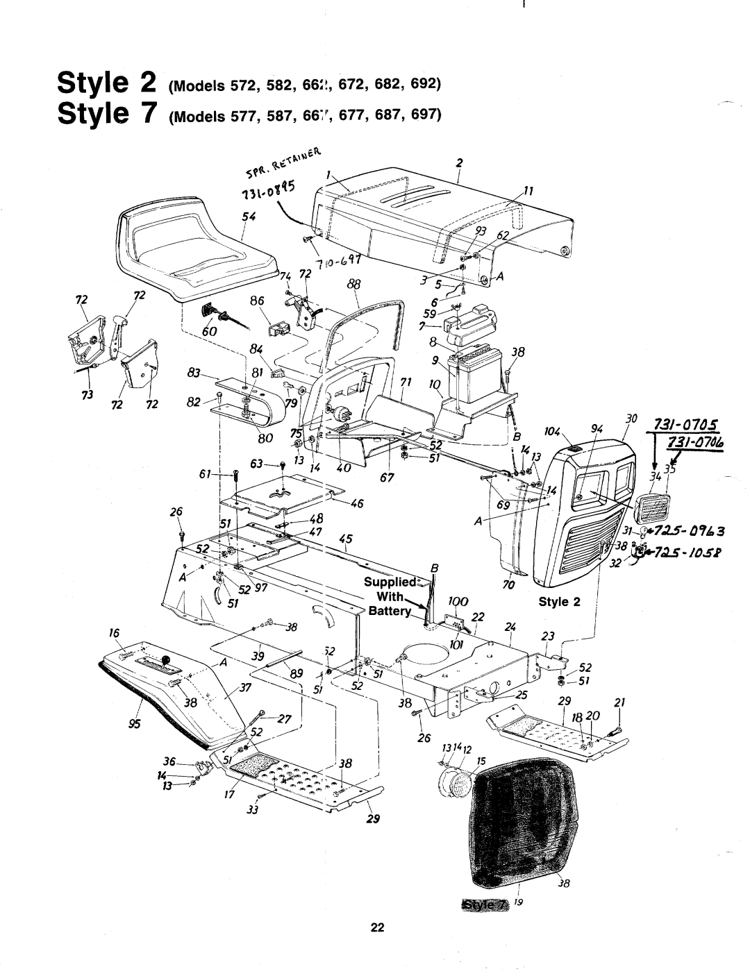 MTD 137-660-000, 137-587-000, 137-570-000, 137-697-000 manual 