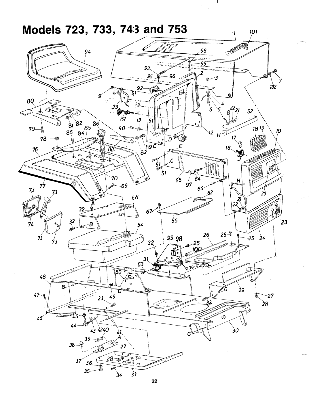 MTD 137-747-000, 137-757-000, 137-752-000, 137-753-000, 137-732-000, 137-743-000, 137-737-000, 137-722-000, 137-733-000 manual 