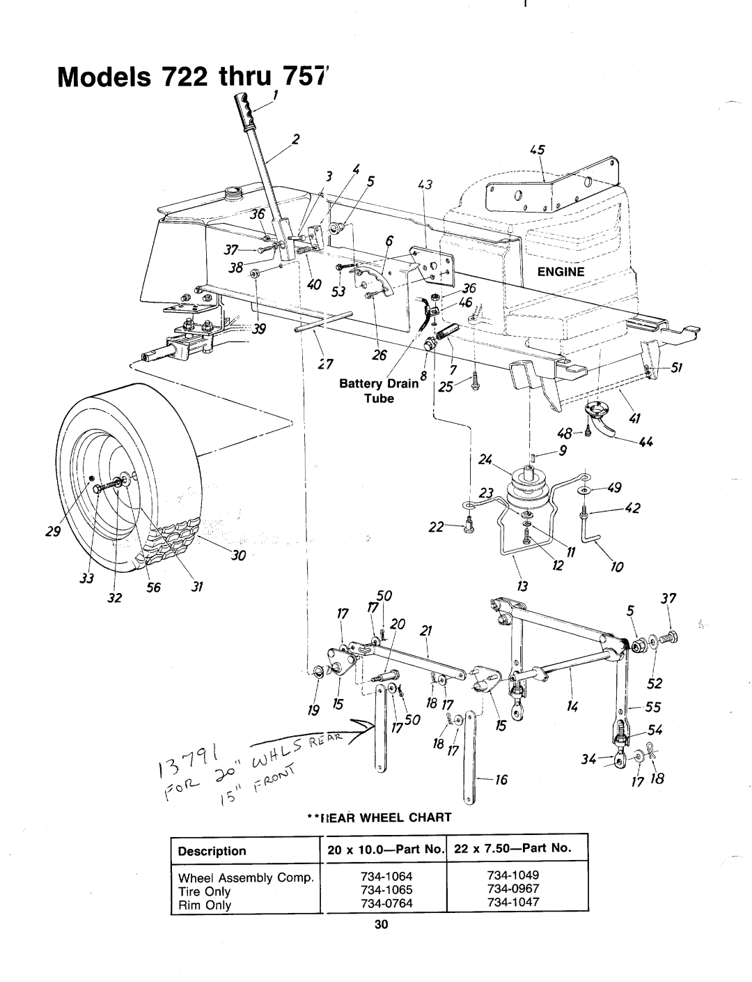 MTD 137-722-000, 137-757-000, 137-752-000, 137-753-000, 137-732-000, 137-743-000, 137-737-000, 137-733-000, 137-742-000 manual 