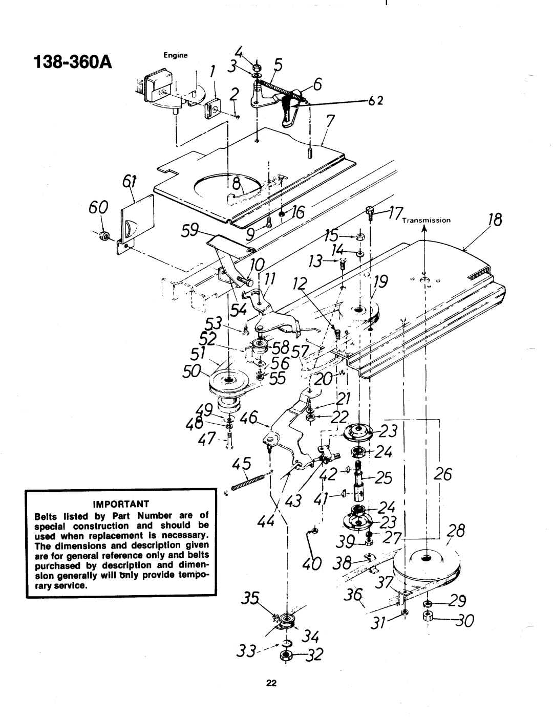 MTD 138-360A manual 