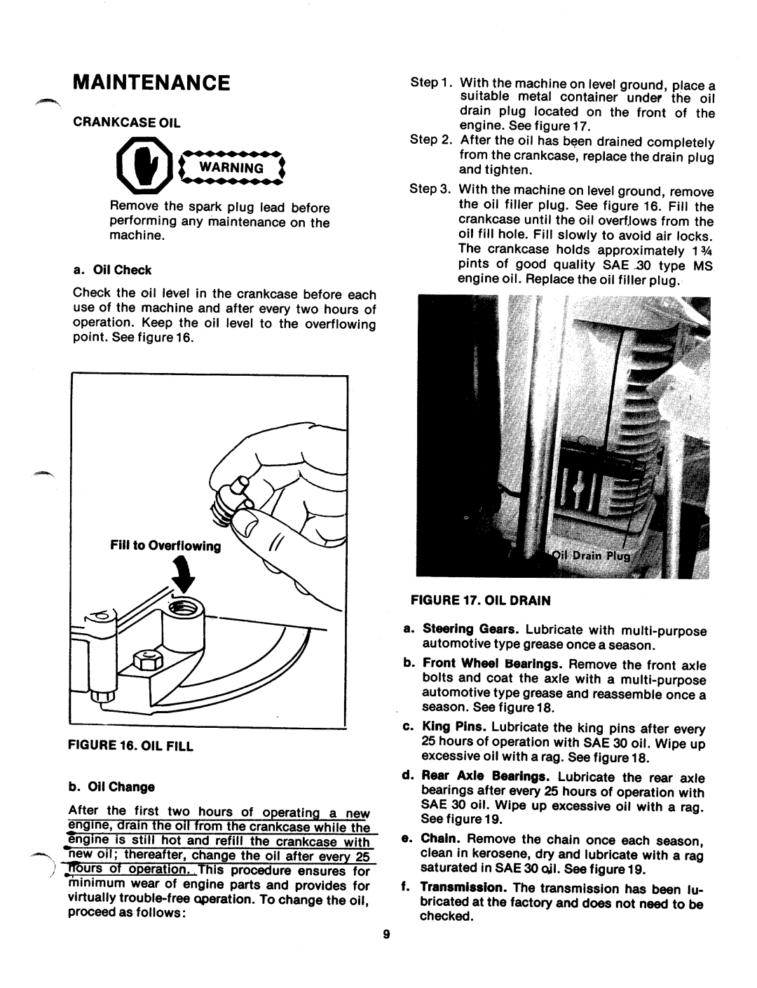 MTD 138-360A manual 