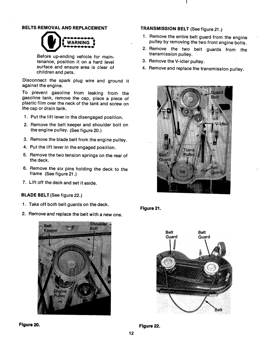 MTD 138-385A, 138-380A manual 