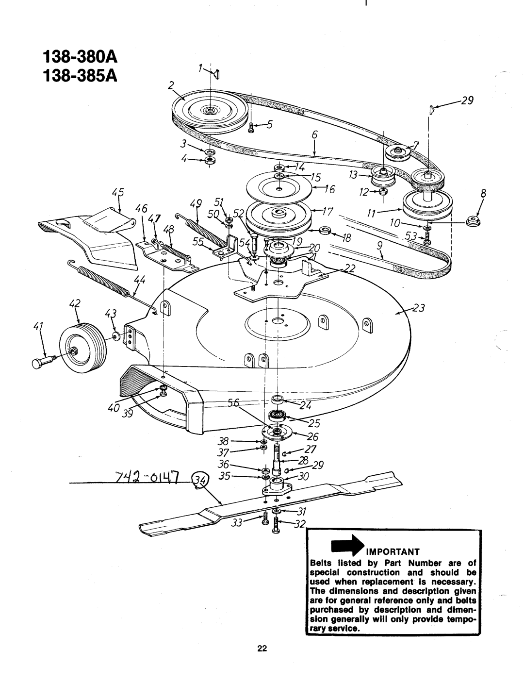 MTD 138-385A, 138-380A manual 