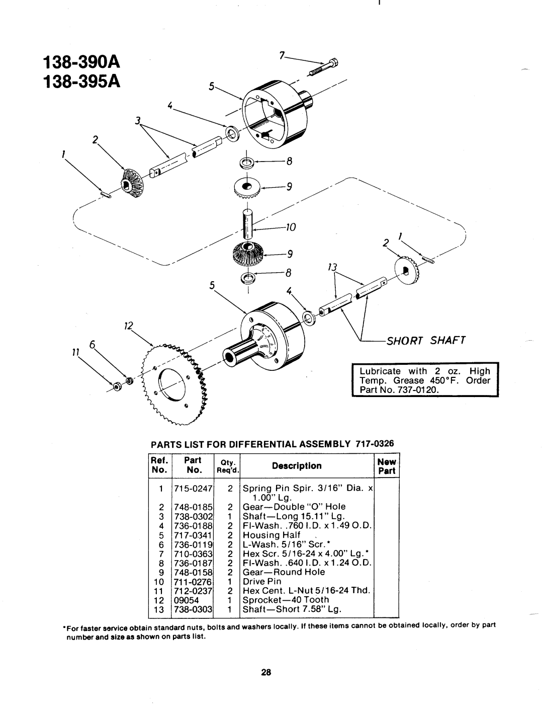 MTD 138-395A, 138-390A manual 