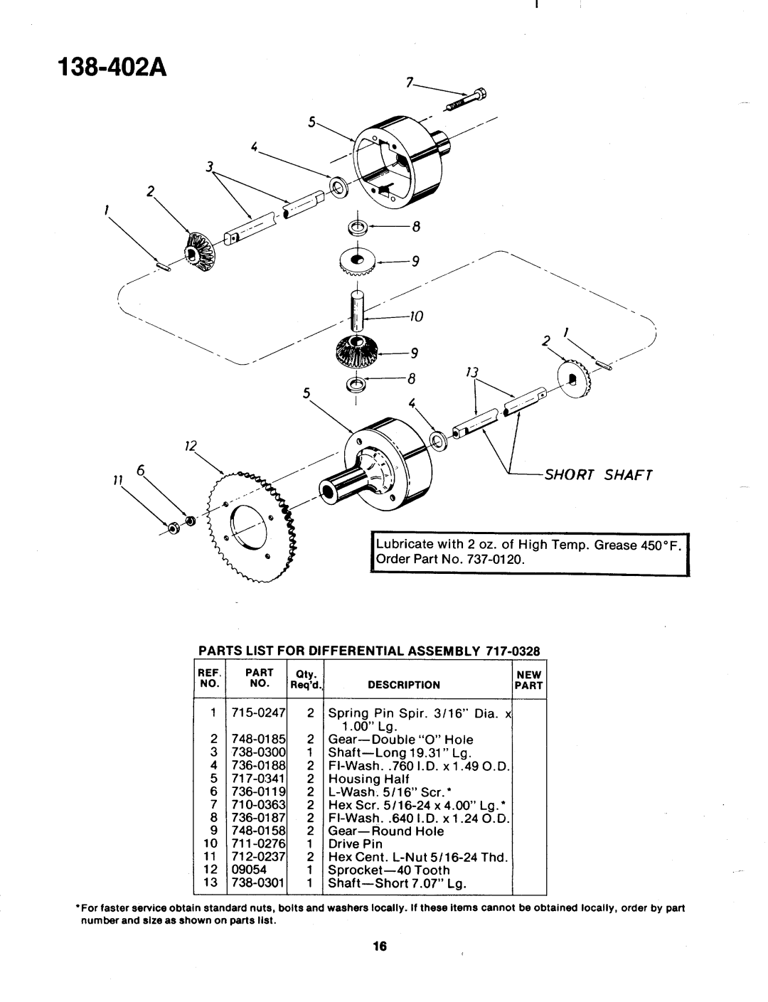 MTD 138-402A manual 