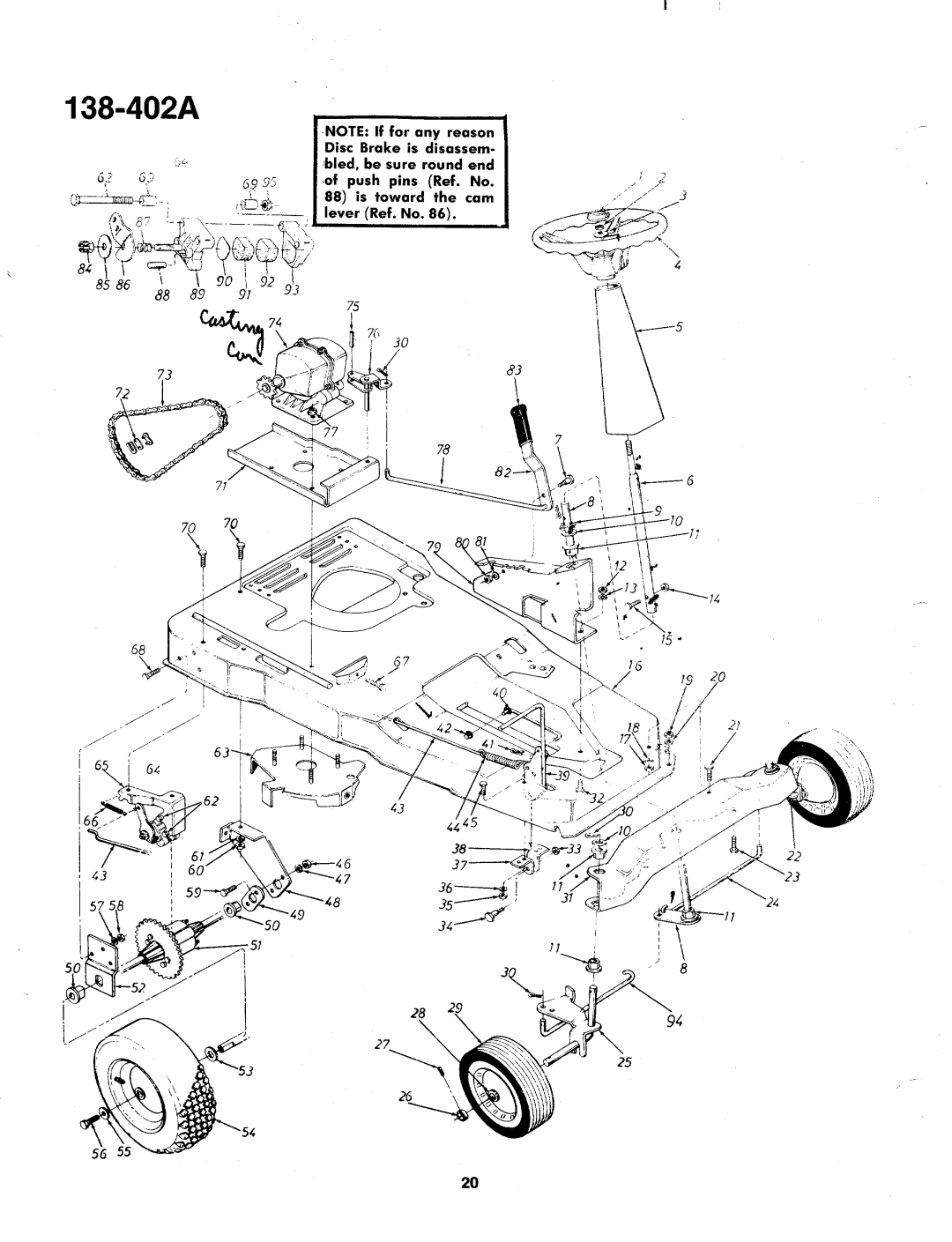 MTD 138-402A manual 