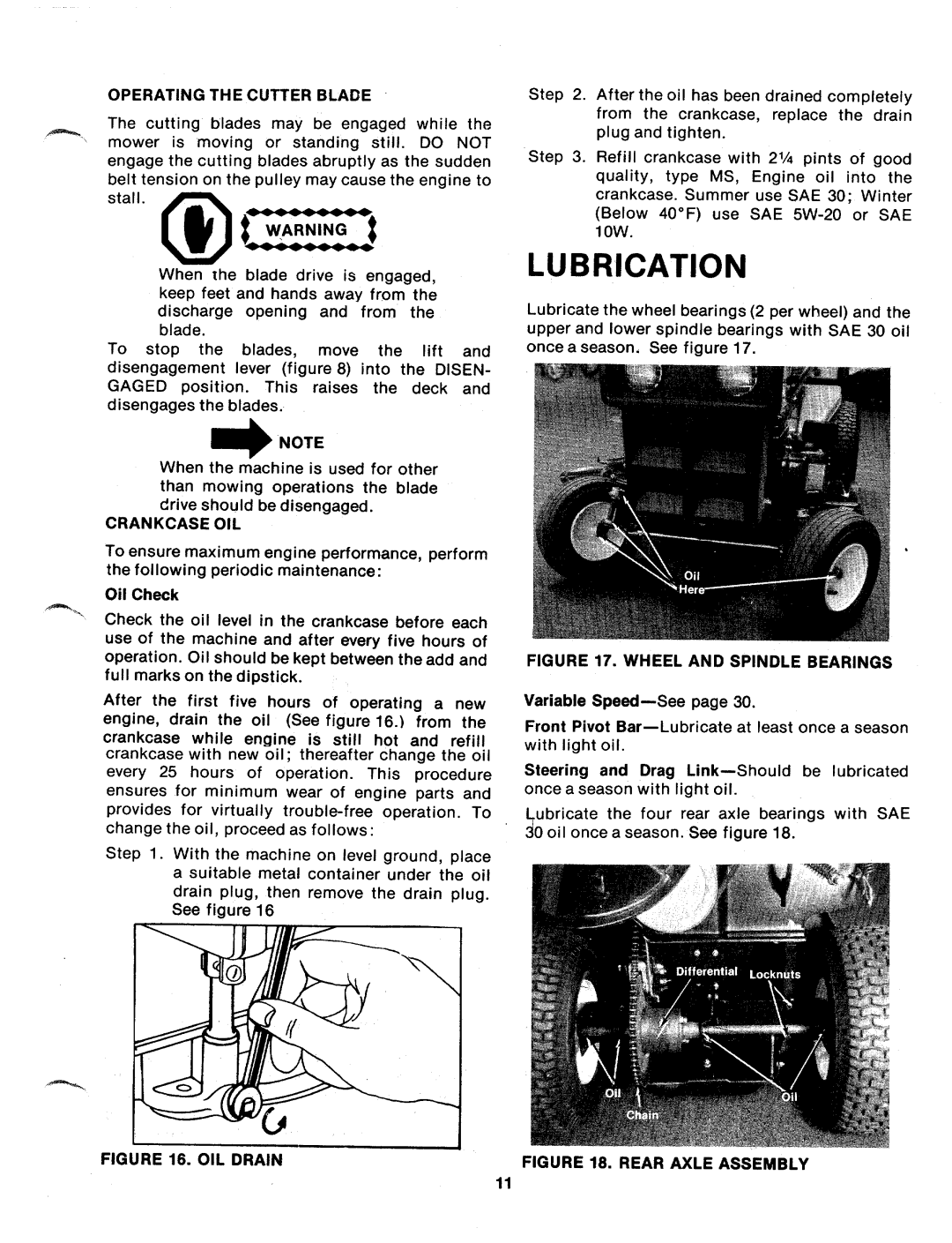 MTD 138-462A, 138-465A, 138-460A manual 