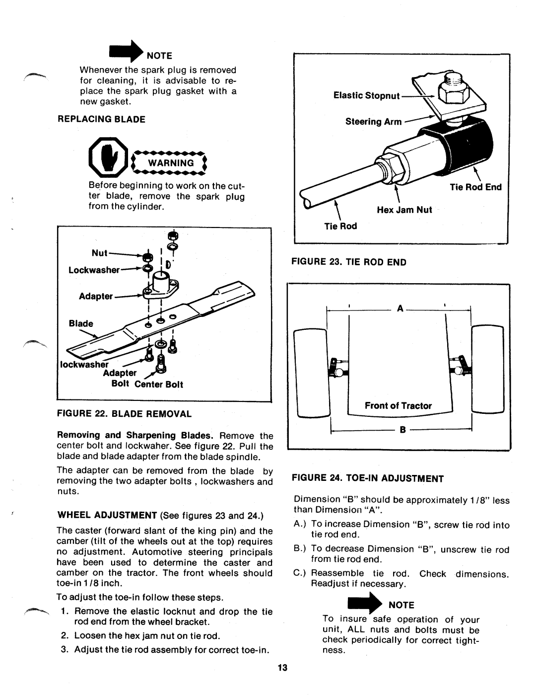 MTD 138-460A, 138-465A, 138-462A manual 