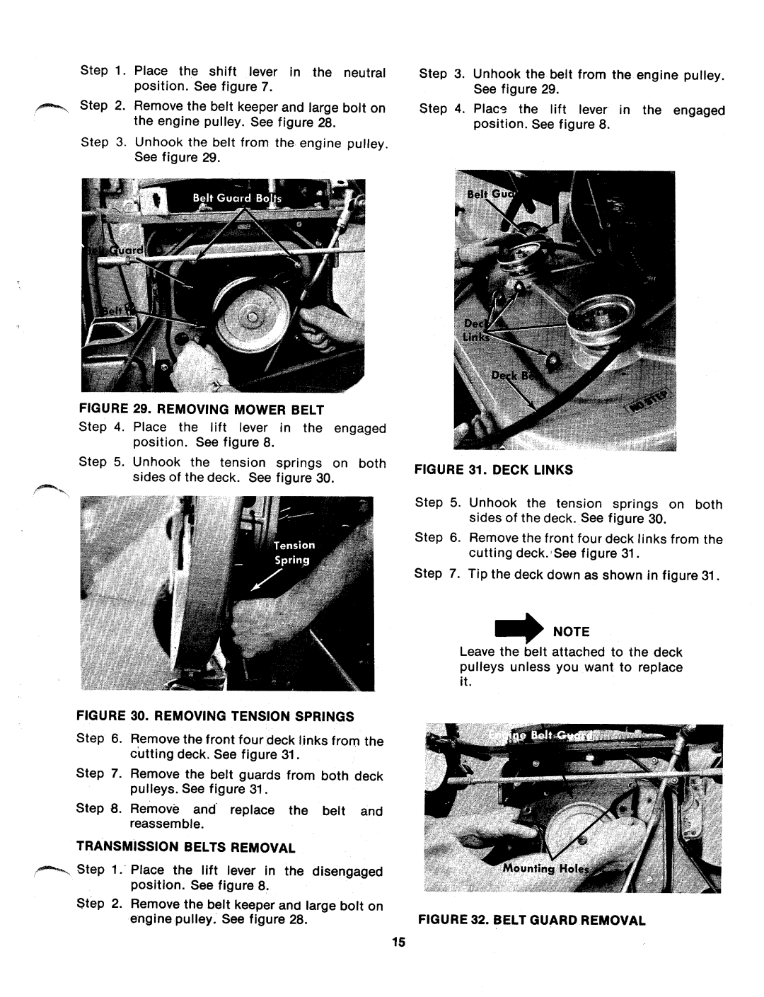 MTD 138-465A, 138-460A, 138-462A manual 