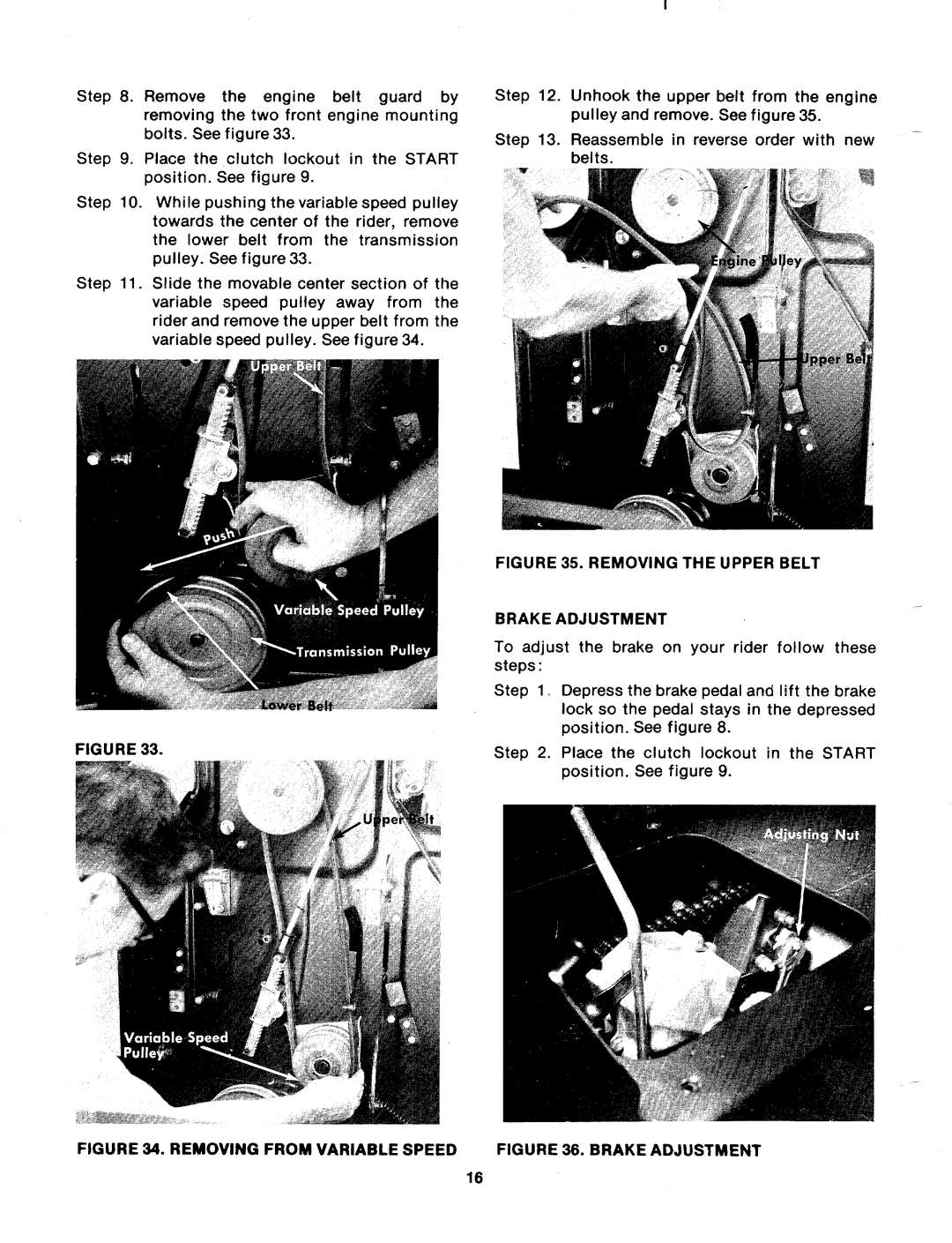 MTD 138-460A, 138-465A, 138-462A manual 