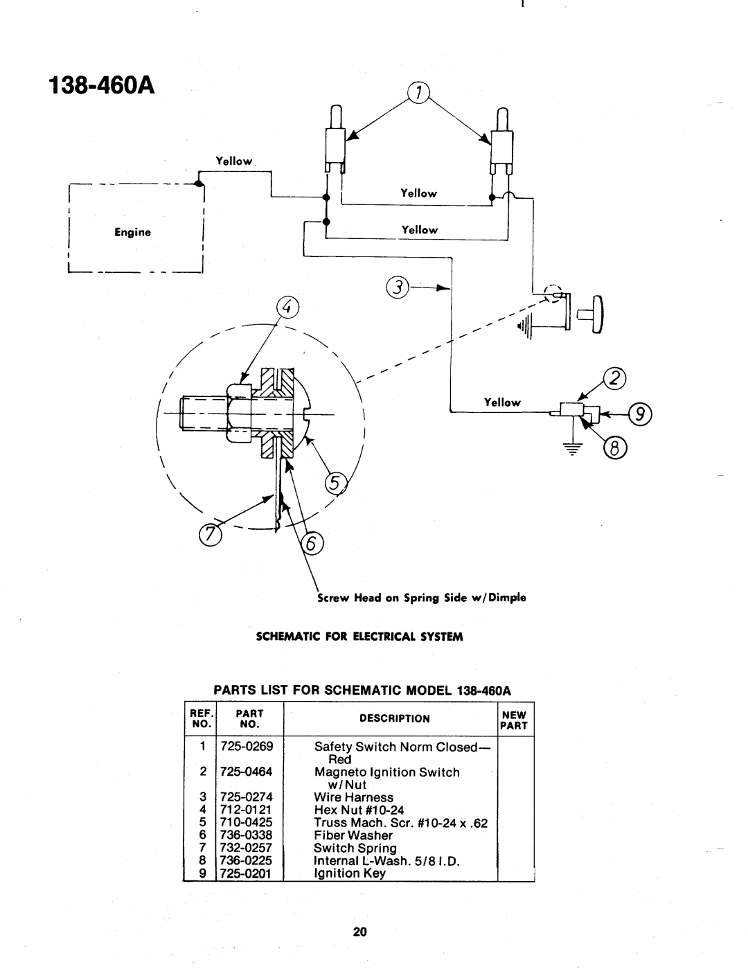 MTD 138-462A, 138-465A, 138-460A manual 