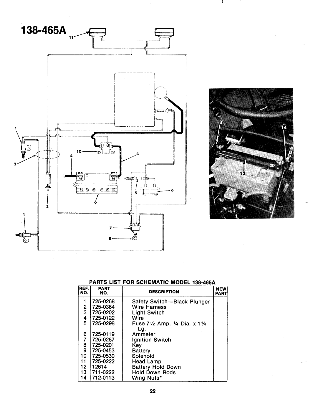 MTD 138-460A, 138-465A, 138-462A manual 