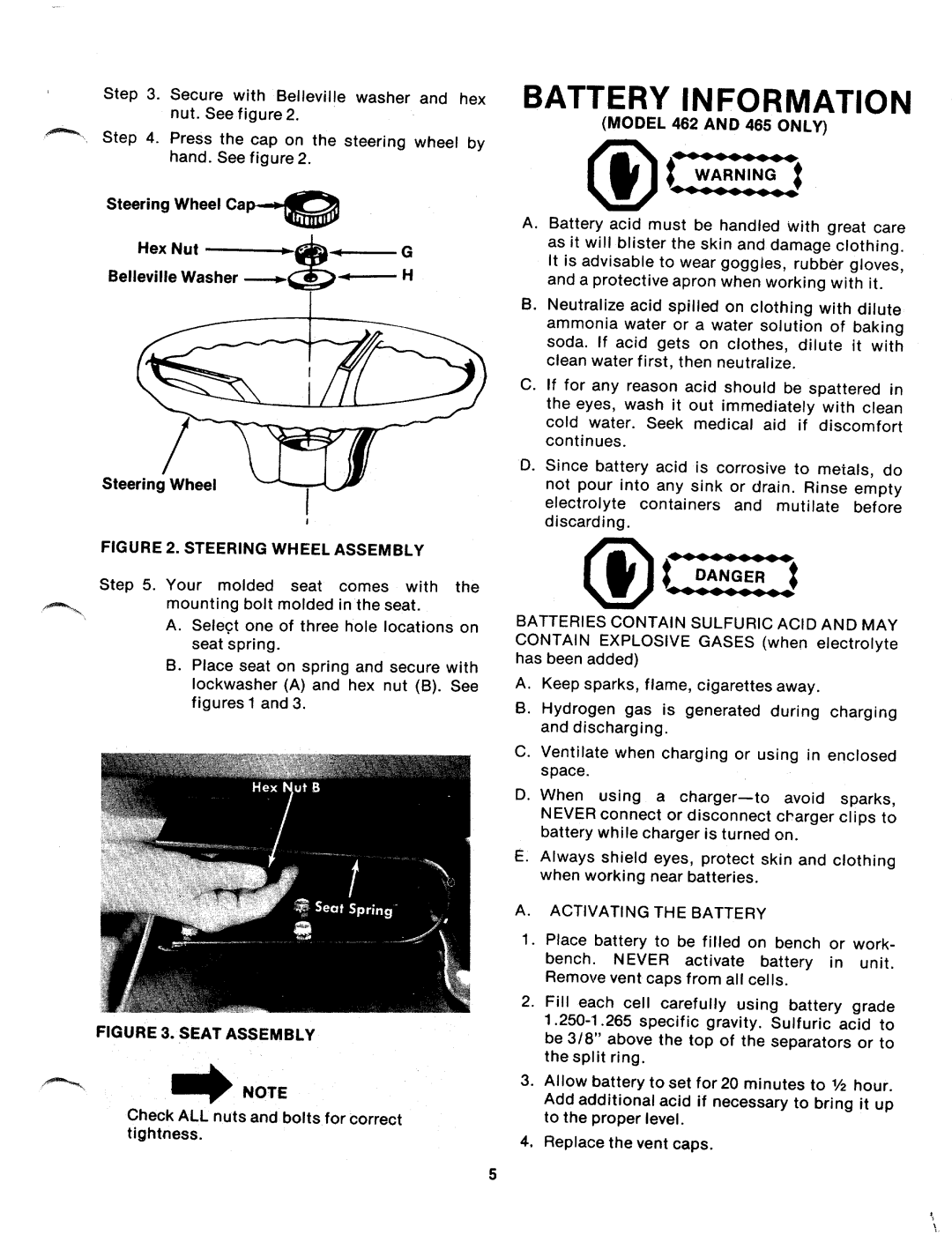 MTD 138-462A, 138-465A, 138-460A manual 