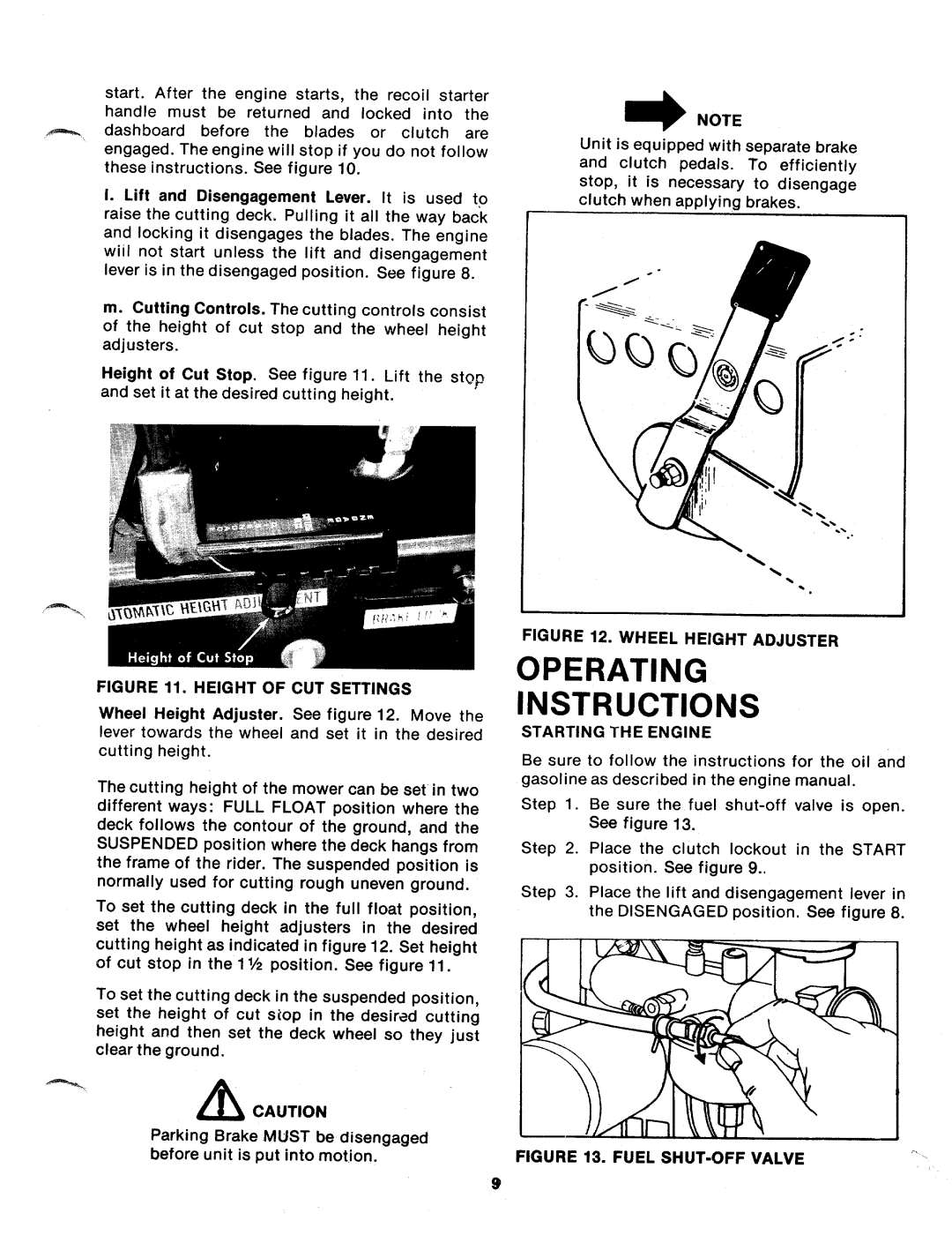 MTD 138-465A, 138-460A, 138-462A manual 