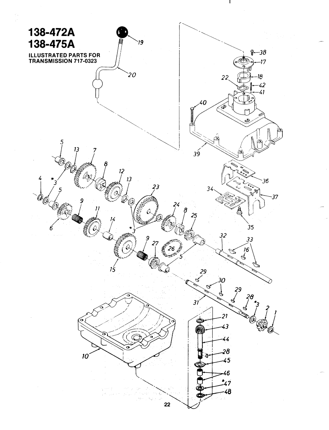 MTD 138-475A, 138-472A manual 