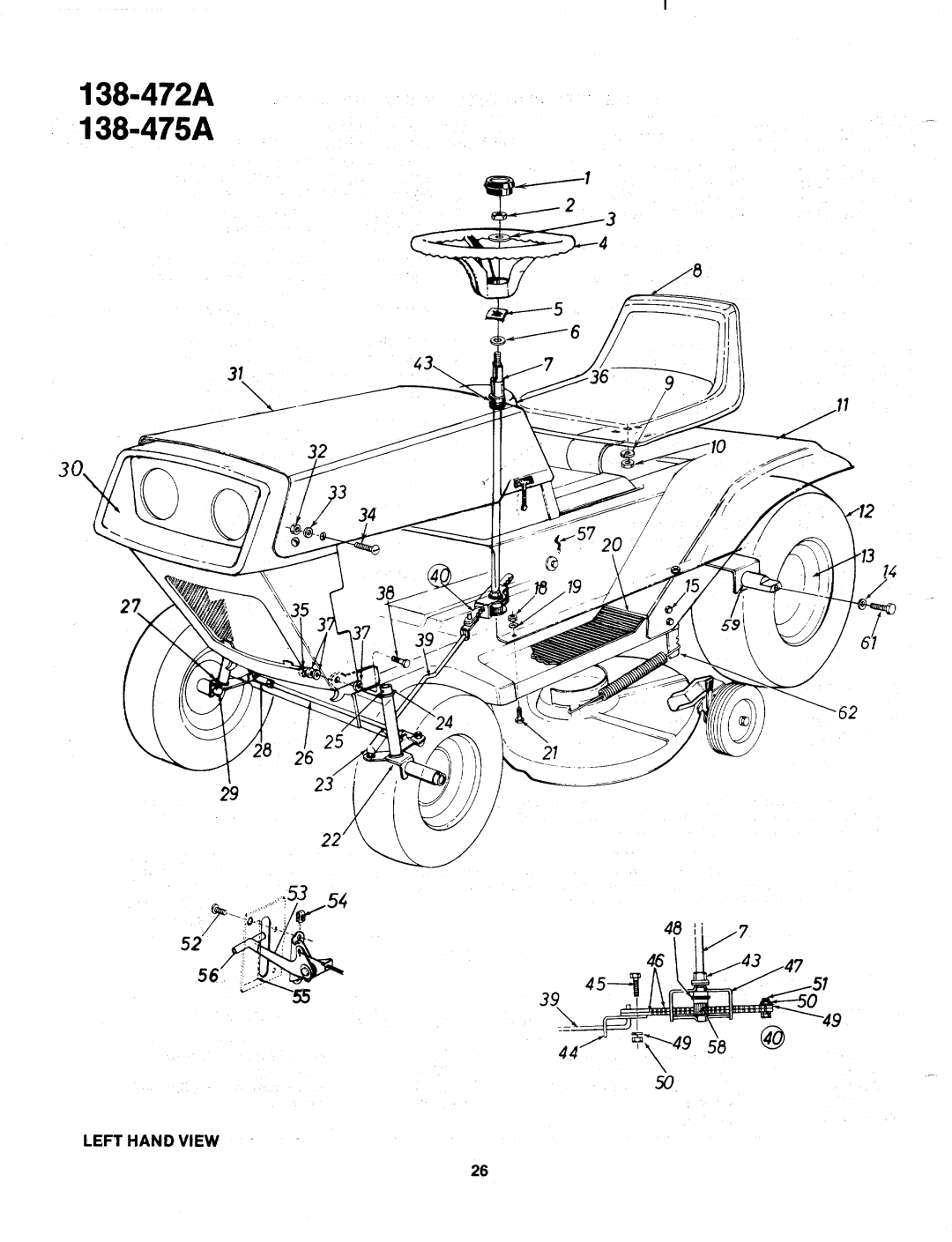 MTD 138-475A, 138-472A manual 