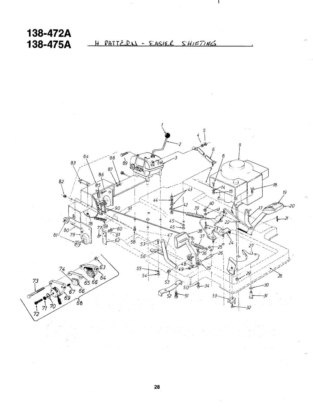 MTD 138-475A, 138-472A manual 