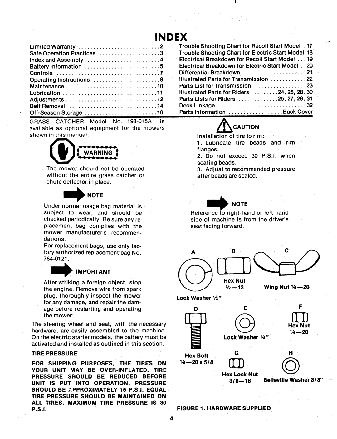 MTD 138-475A, 138-472A manual 