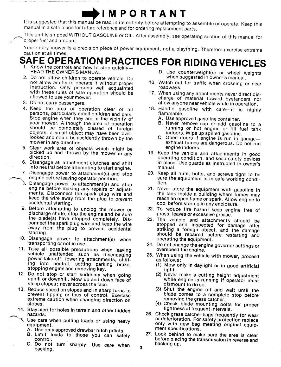 MTD 138-493A, 138-496A manual 