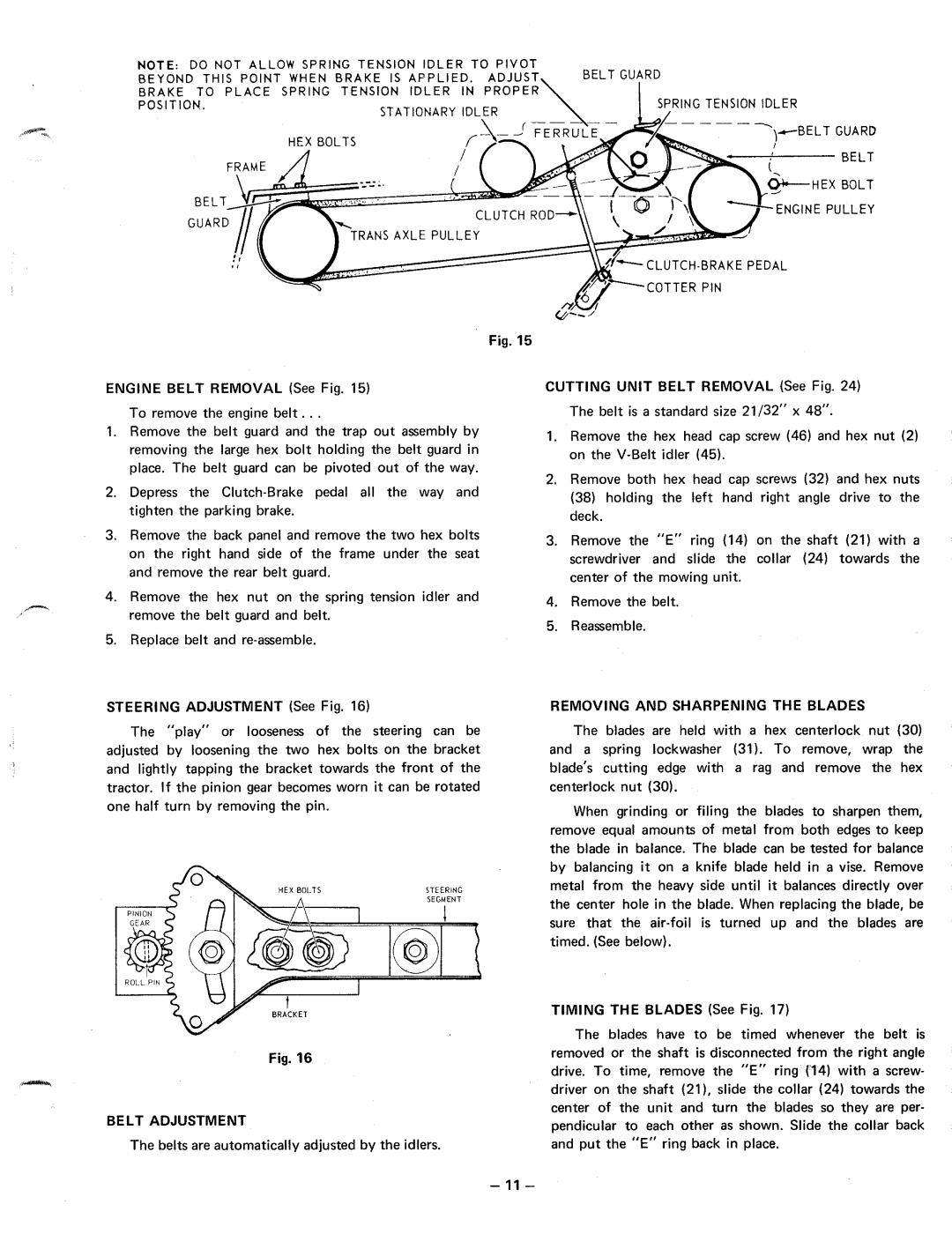 MTD 190-651, 140-669, 140-659 manual 