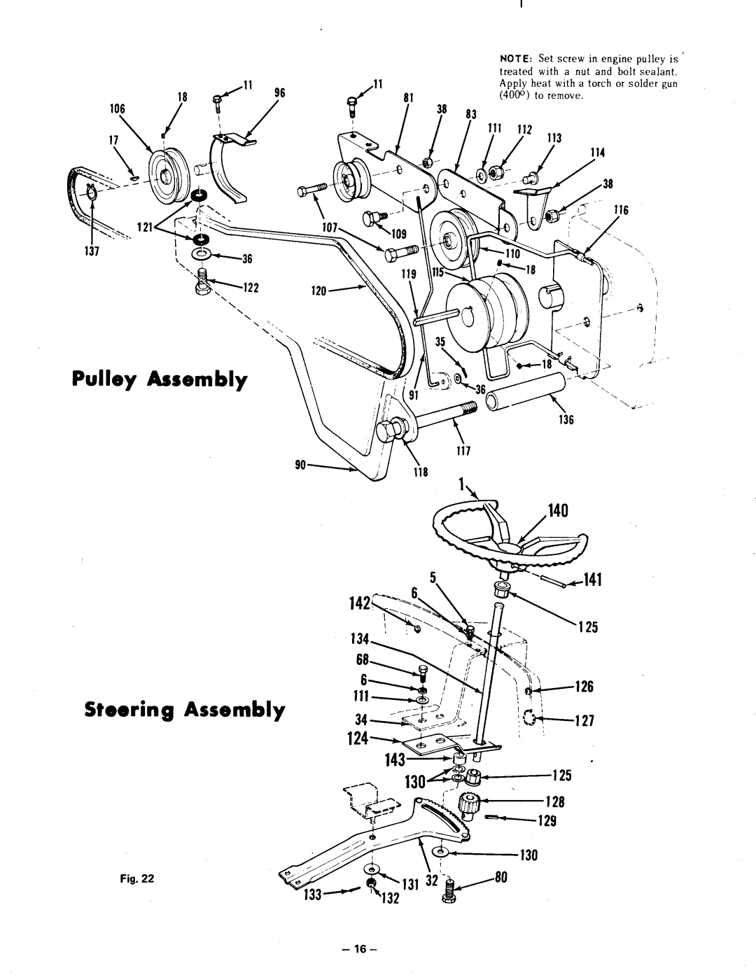 MTD 140-659, 140-669, 190-651 manual 