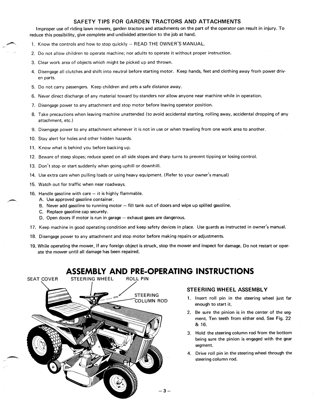 MTD 140-669, 140-659, 190-651 manual 