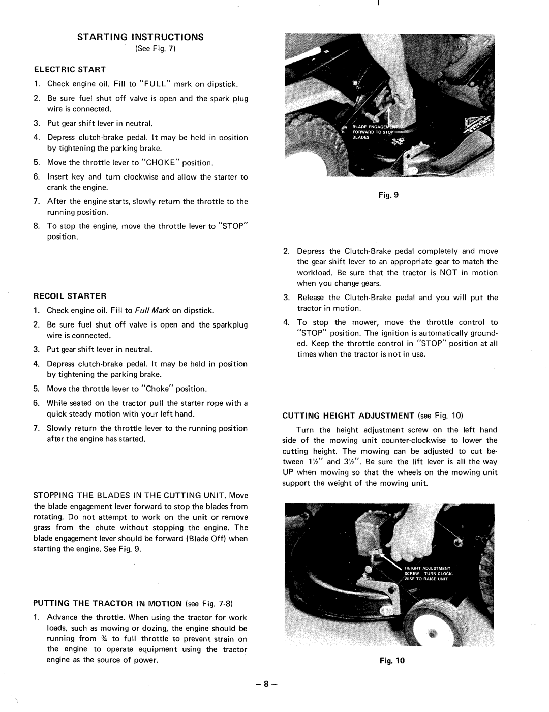 MTD 190-651, 140-669, 140-659 manual 