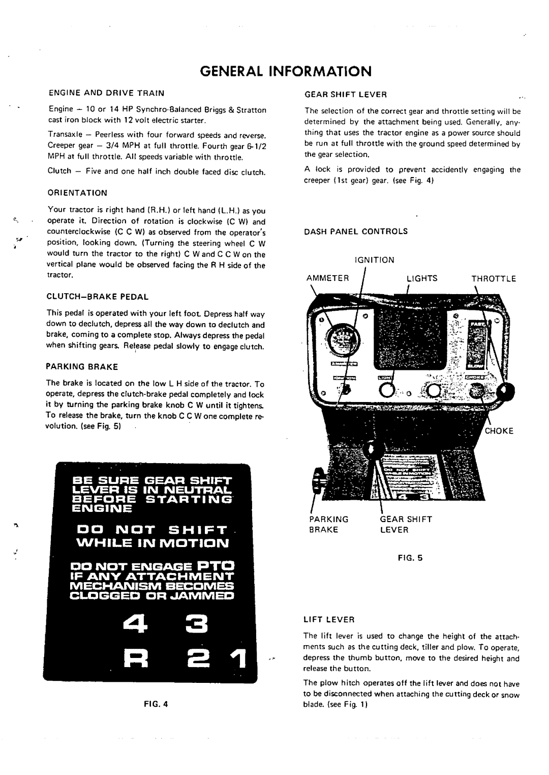 MTD 140-760 14 H.P manual 