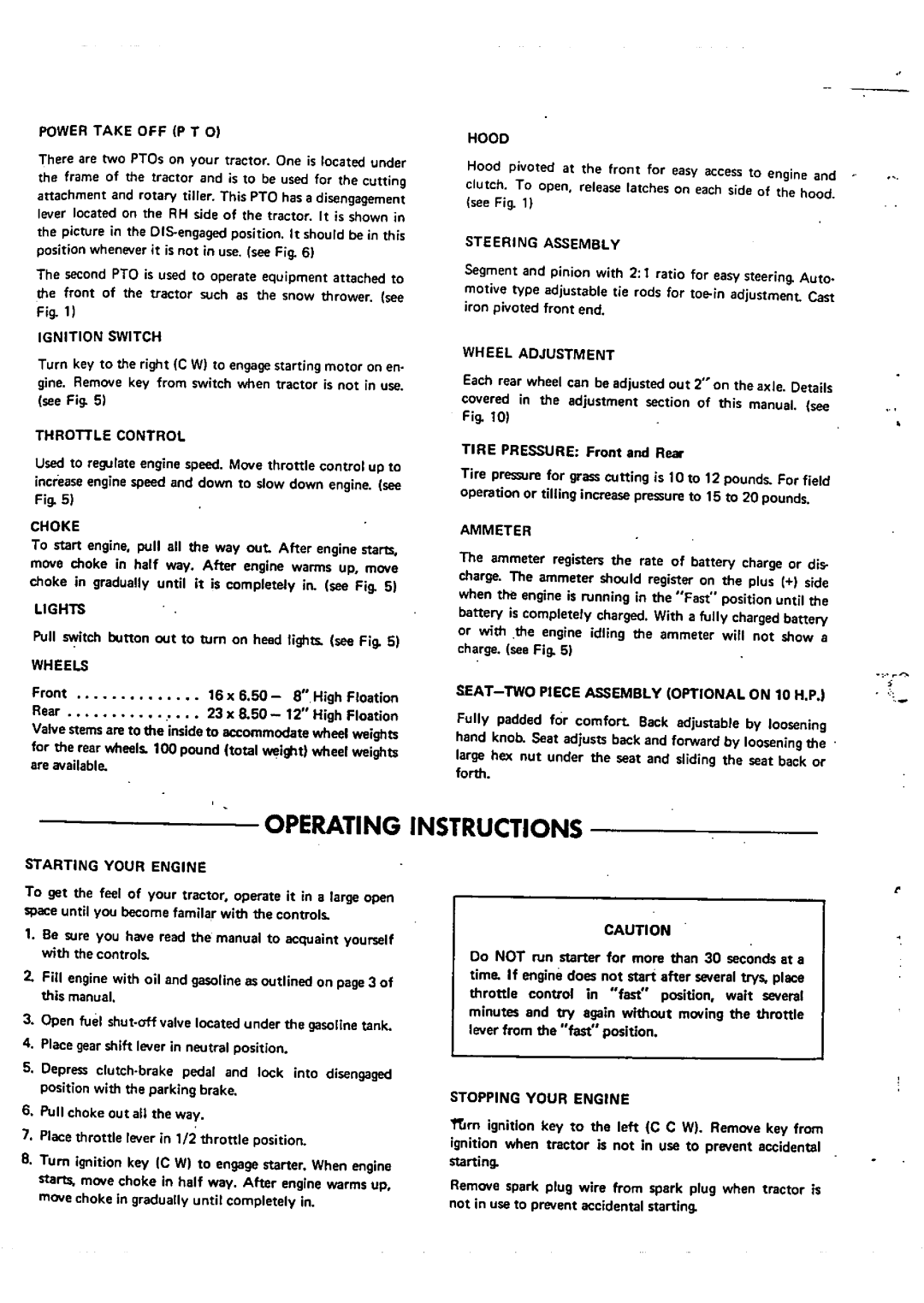 MTD 140-760 14 H.P manual 