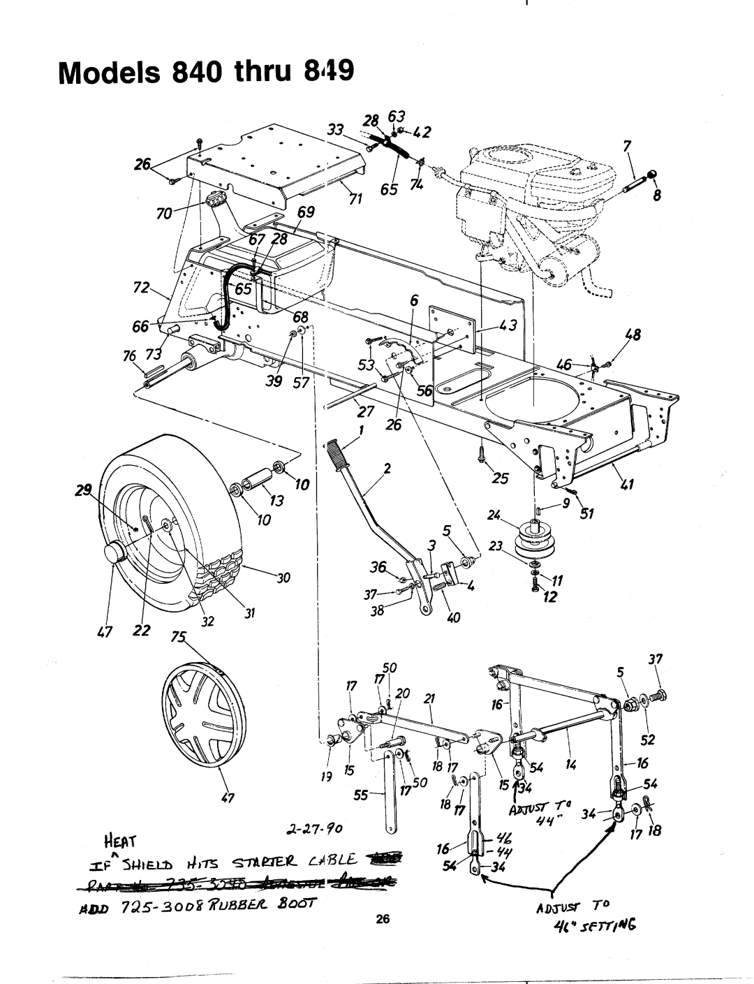 MTD 140-847-000, 140-840-000, 140-848-000, 140-849-000, 140-842-000, 140-843-000 manual 