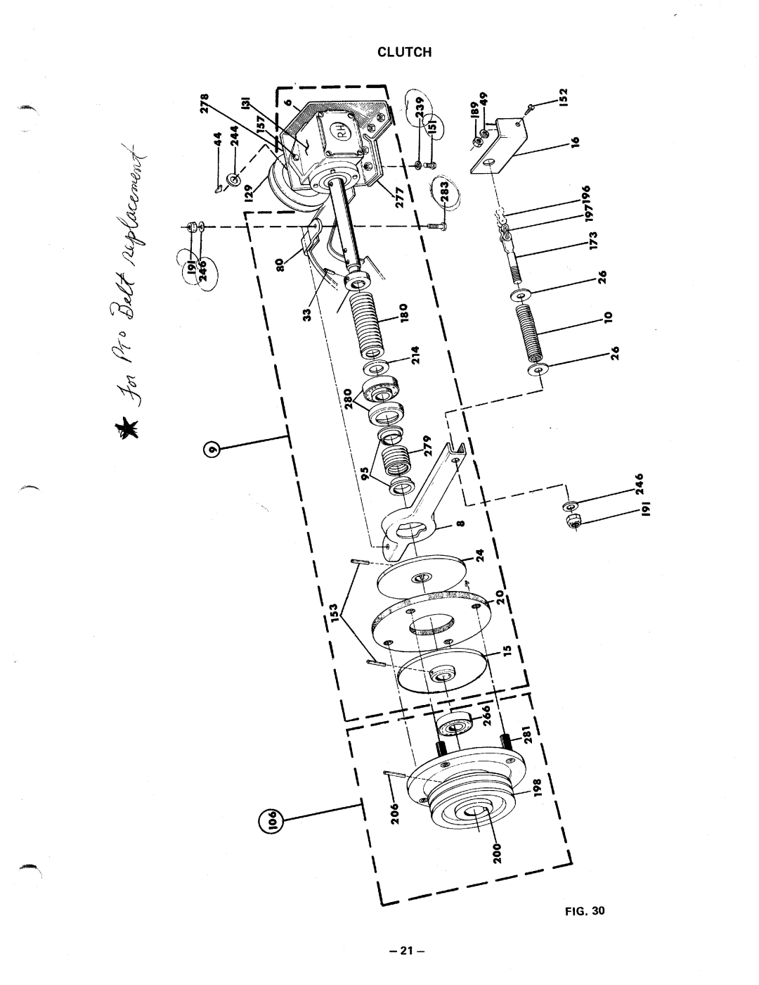 MTD 140-760 10 H.P, 140-960 14 H.P manual 