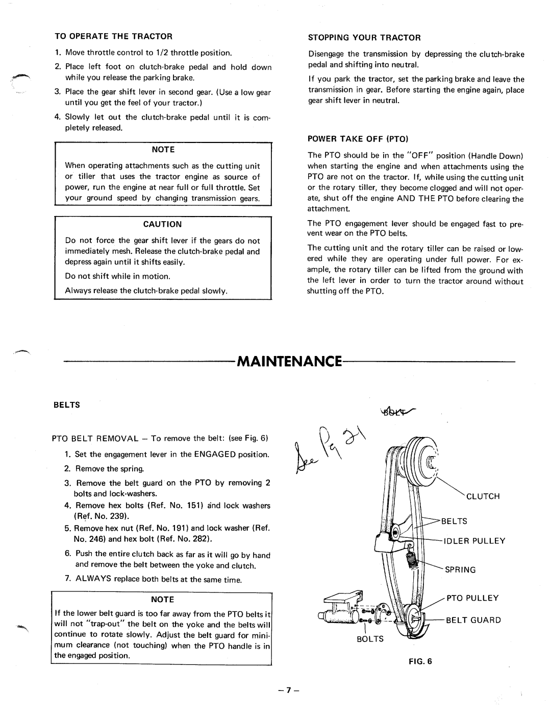 MTD 140-760 10 H.P, 140-960 14 H.P manual 