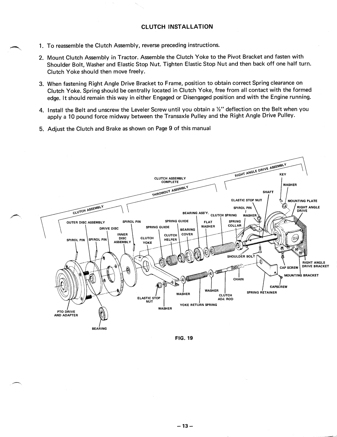 MTD 141-960 14 H.P, 141-760 10 H.P, 141-860 12 H.P, 141-760, 141-860, 141-960 manual 