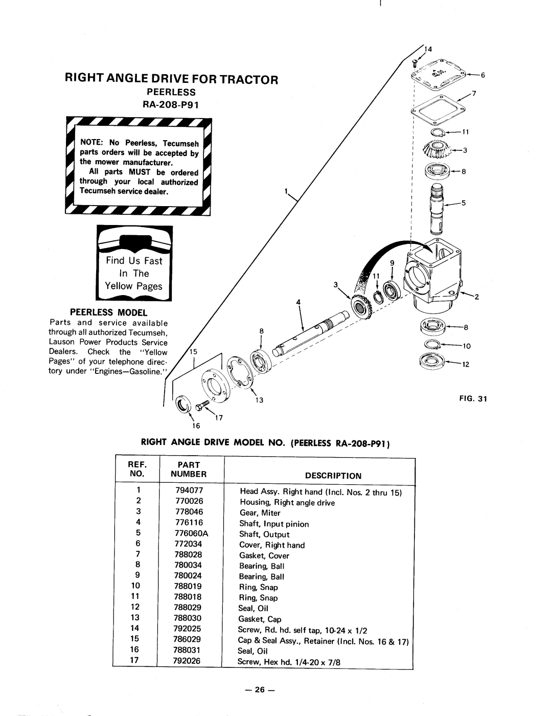 MTD 141-860 12 H.P, 141-760 10 H.P, 141-960 14 H.P, 141-760, 141-860, 141-960 manual 