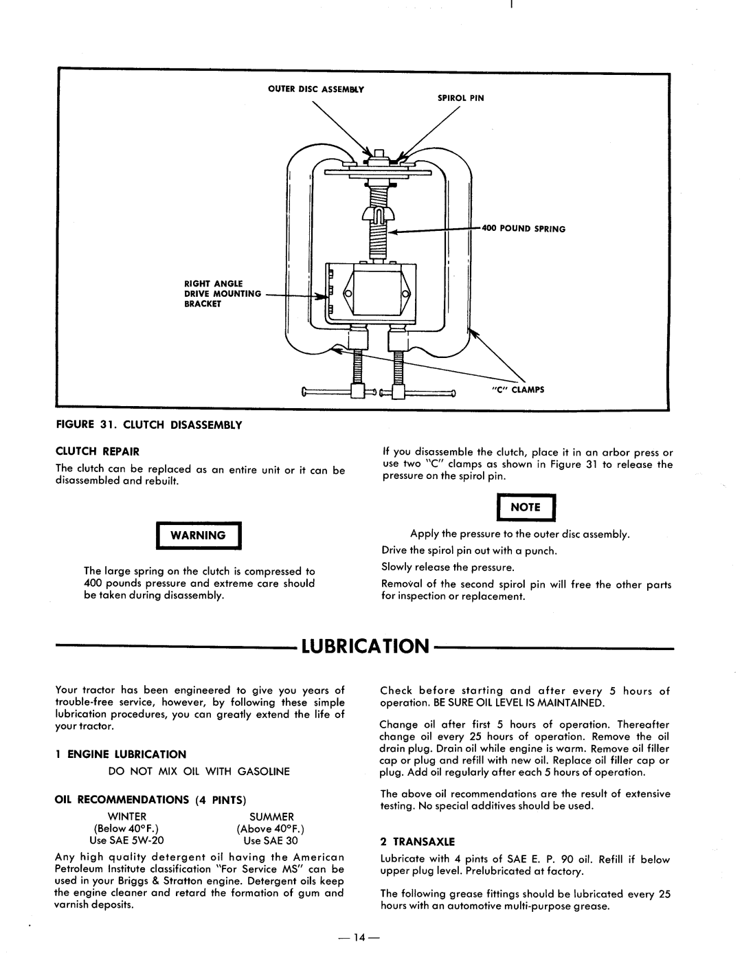 MTD 142-760, 142-960 manual 