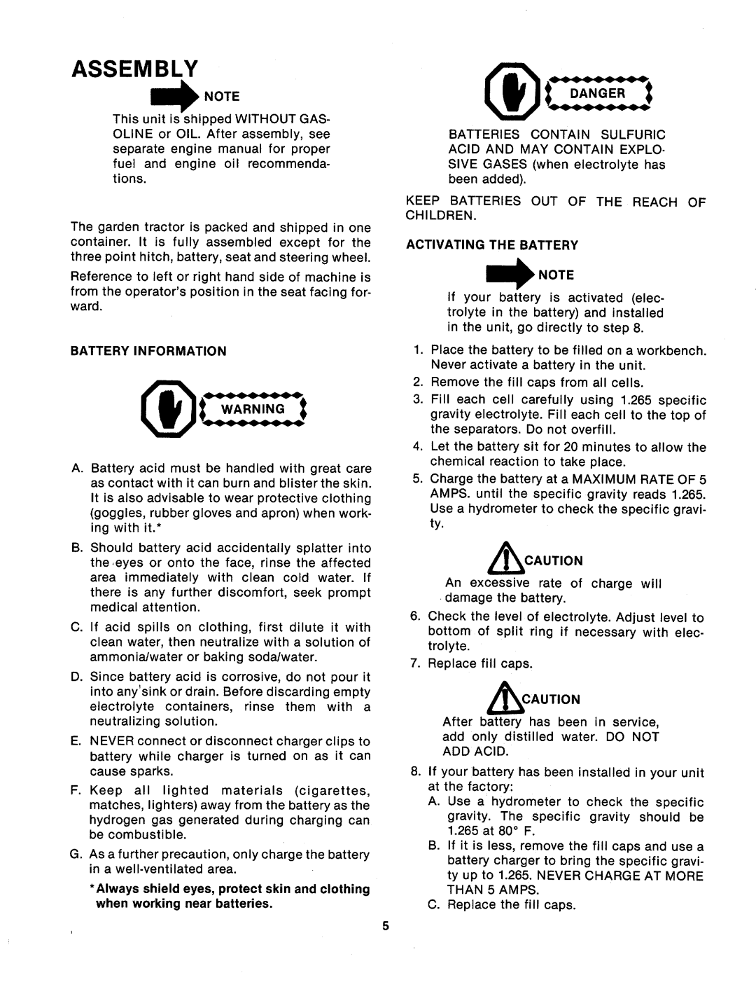 MTD 143-995A manual 