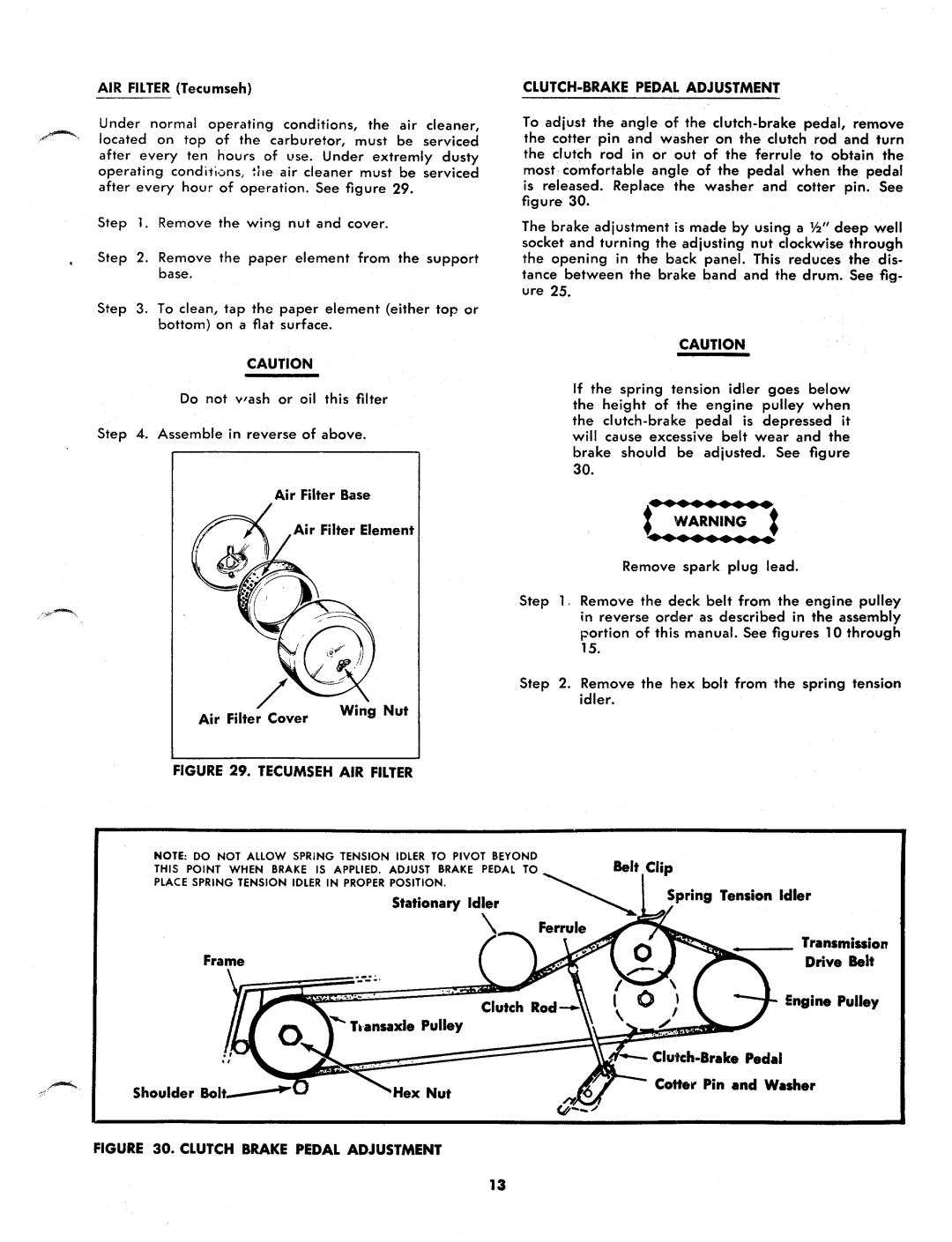 MTD 144-760A, 144-672A, 144-761A manual 